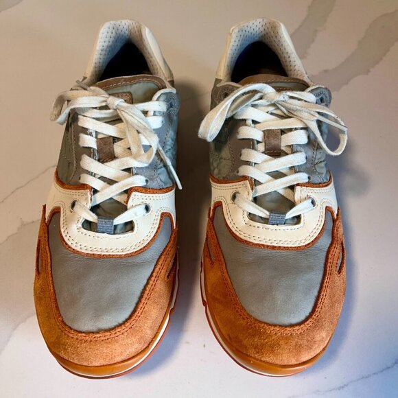 Geox Respira Sandro ABX Sneakers Orange Amphibiox Size 7 - Picture 2 of 16